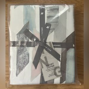 West Elm Organic Cotton King Duvet Cover
